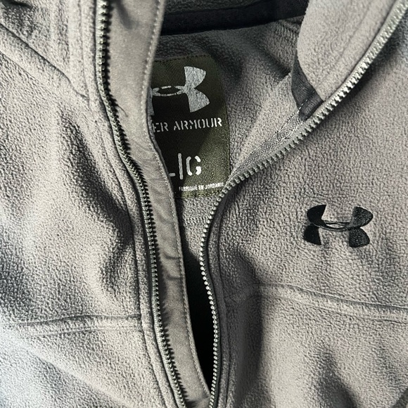 Under Armour fleece 1/2 zip popover - Picture 2 of 5